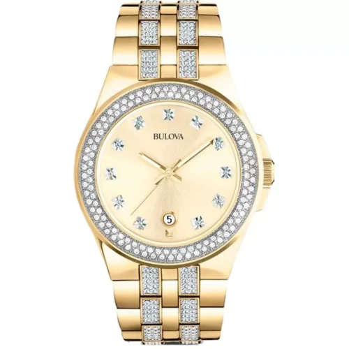 Bulova Phantom Swarovski Watch 42mm